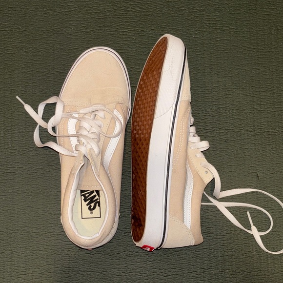 Vans Beige Canvas Sneakers - Picture 1 of 3